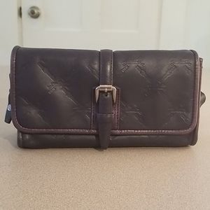 LONGCHAMP dark violet crossbody bag.